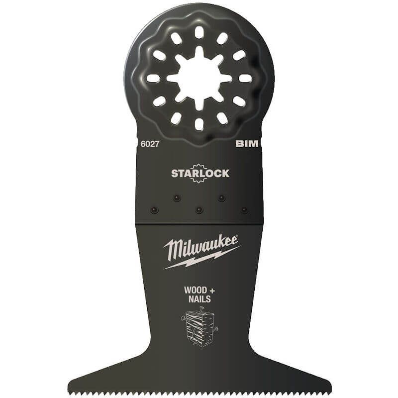 Milwaukee 65mm Plunge Wood with Nails StarLock Multi-Tool Blade