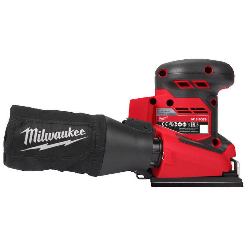 Milwaukee M18BQSS-0 M18 Orbital 1/4 Sheet Sander - Body Only