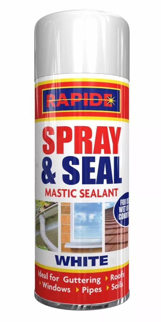 White Spray & Seal Mastic Sealant.